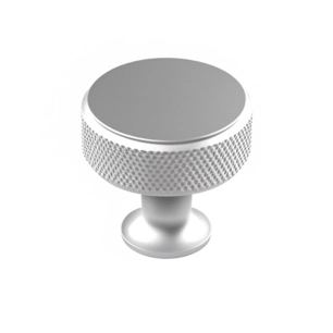 bouton de meuble, modèle 751, en aluminium finition nickelée ø30 mm