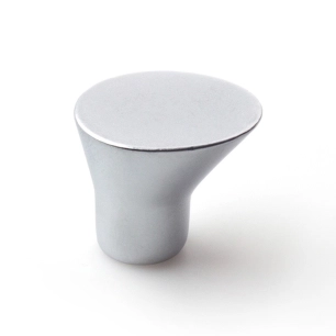 bouton de meuble, modèle 762, en zamak finition chrome mat, ø 16 mm, blister 4 unités