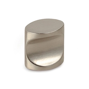 bouton de meuble, modèle 719, en zamak avec finition nickel satiné, ø17 mm, blister 4 unités