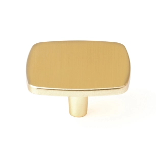 bouton de meuble, modèle 778, en zamak finition or mat, ø40 mm, blister 4 unités