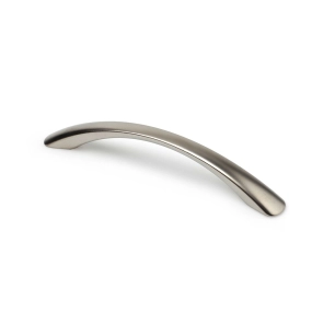 poignée de meuble type anse, modèle 589a, en aluminium avec finition nickel bisu, 128 mm, blister 4 unités