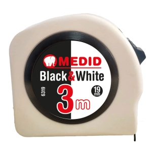 mètre ruban black & white 3 m x 19 mm