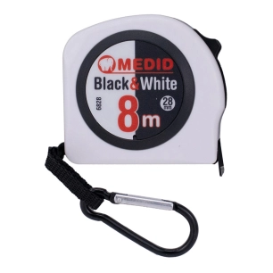 mètre ruban black & white 8 m x 28 mm