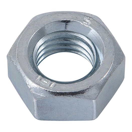 écrou hexagonal din-934, zingué cr-3, m-8. boîte 250 uts