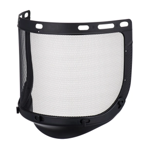 etched steel mesh visor plus - noir - portwest