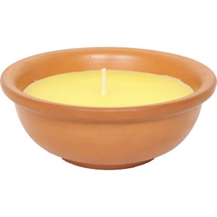 luance bougie citronnelle mm x1 pot terracotta sevilla t.cuite - luance