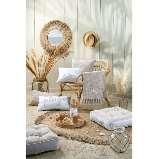stof dunes coussin de sol naturel 45x45x10cm - stof
