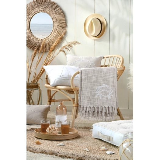 stof dunes plaid naturel 125x150cm - stof