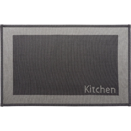 tapis kitchen noir luance 50x80cm - luance