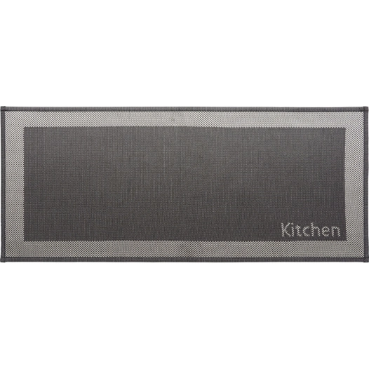 tapis kitchen noir luance 50x120cm - luance