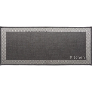 tapis kitchen noir luance 50x120cm - luance