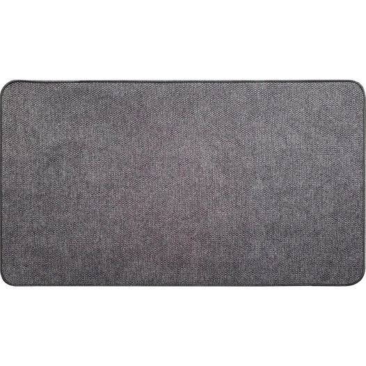 tapis hexagone grs fonce luance 45x80cm - luance