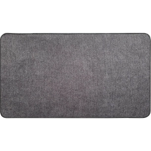 tapis hexagone grs fonce luance 45x80cm - luance