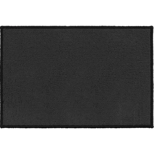 tapis anna polypro luance 40x60cm gris anthracite - luance