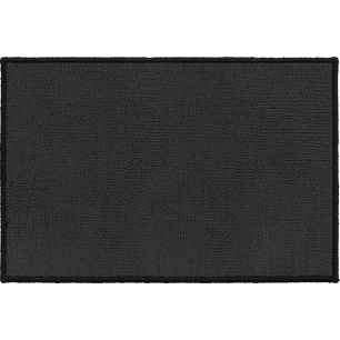 tapis anna polypro luance 40x60cm gris anthracite - luance