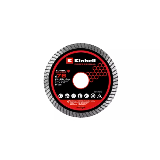 disque à tronçonner einhell 76x1,7mm pour 86440027 - einhell