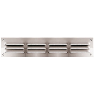 grille 50 x 240 mm alu anodise avec moustiquaire - quinoa residentiel