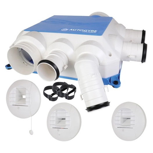 kit ventilation basse conso avec bouche manuelle - quinoa residentiel