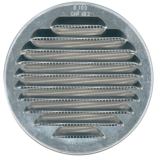 grille alu ronde persienne ã¸120 mm - quinoa residentiel