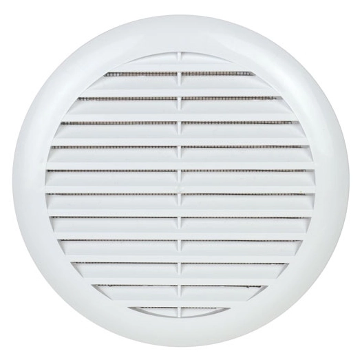 grille ã©lã©gance ã¸ 164 mm plastique blanc avec moustiquair - quinoa residentiel