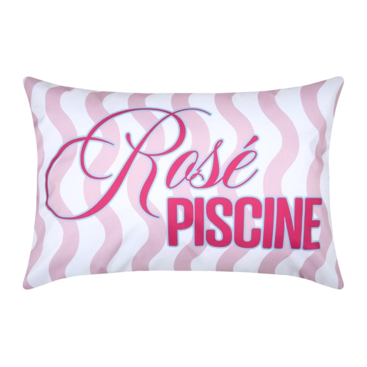 coussin stof piscine rose 40x60cm - stof