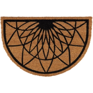 tapis imprimé demi lune rosace luance 40x60cm - luance
