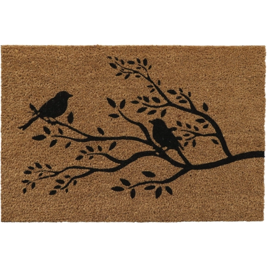 luance tapis imprimé coco/pvc birds 40x60cm - luance