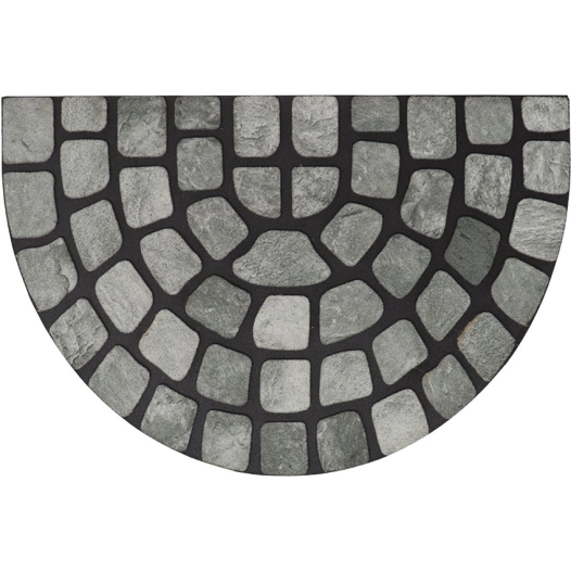 luance tapis imp demi lune caoutchouc dalle 40x60cm - luance