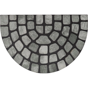 luance tapis imp demi lune caoutchouc dalle 40x60cm - luance