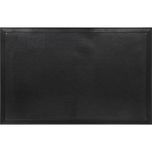 luance tapis eden picot caoutchouc noir 45x70cm - luance