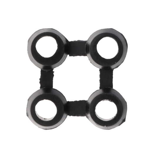 raccord de fixation noir luance x2 - luance
