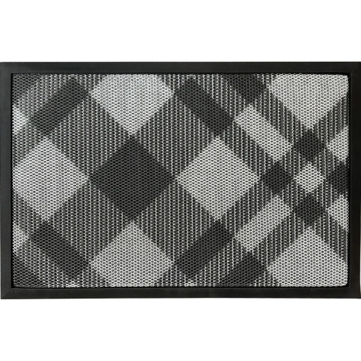 tapis 3d grille losange luance 40x60cm - luance