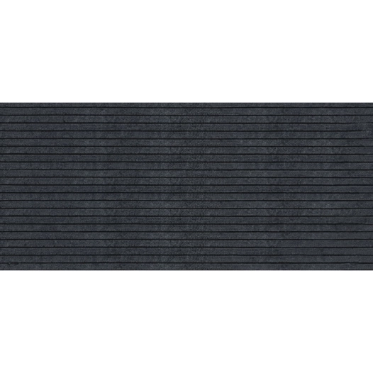 tapis 3d grille grisnoir luance 60x90cm - luance