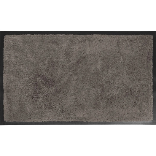 luance tapis edgar polyester/caoutchouc taupe 80x120cm - luance