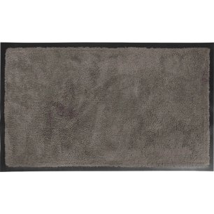 luance tapis edgar polyester/caoutchouc taupe 80x120cm - luance