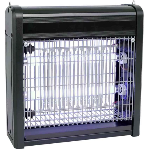 luance lampe anti-insectes pm noir double neon led miami - luance