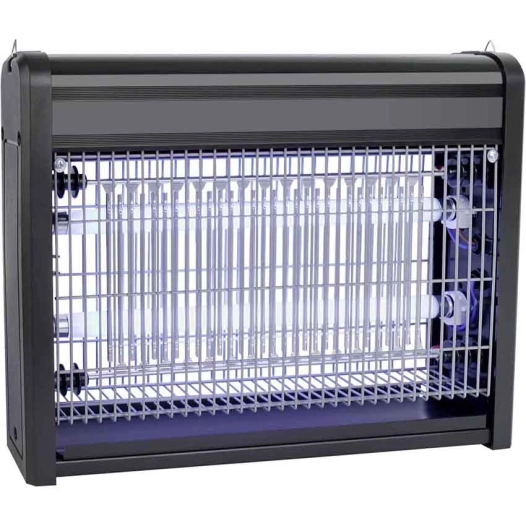 luance lampe anti-insectes gm noir double neon led miami - luance