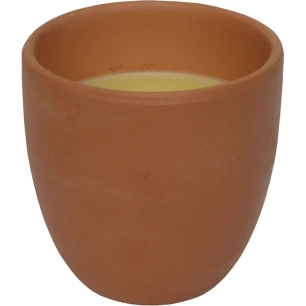 luance bougie citronnelle pm x 1 pot terracotta terre cuite - luance