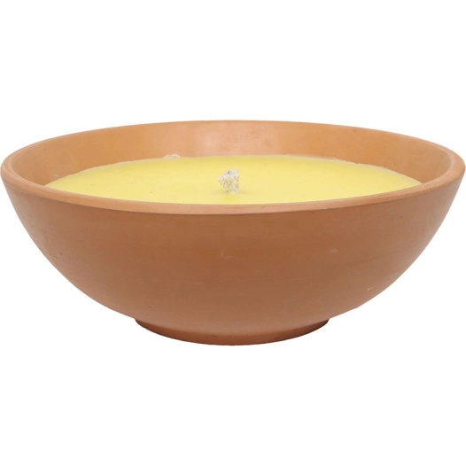 luance bougie citronnelle gm x1 pot terracotta lisboa t.cuite - luance