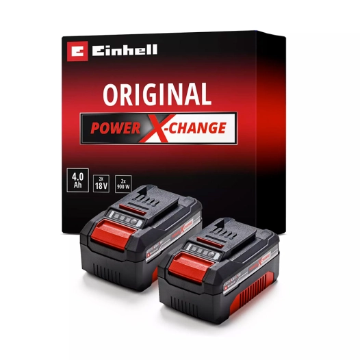 twinpack power x-change plus einhell 2x4,0ah - einhell