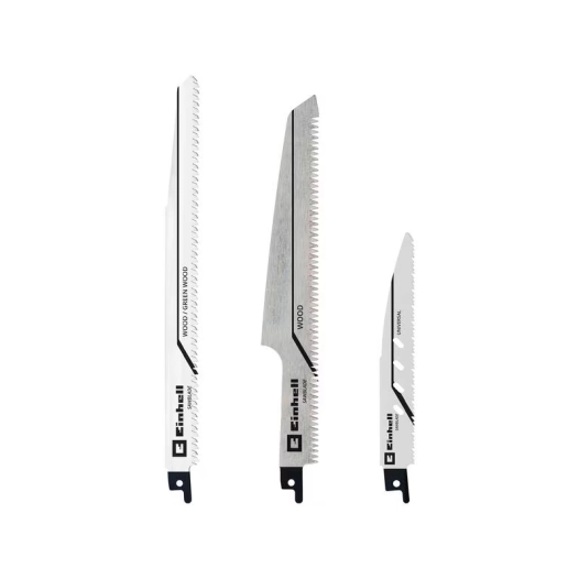 jeu de 3 lames pour scie sabre einhell - einhell