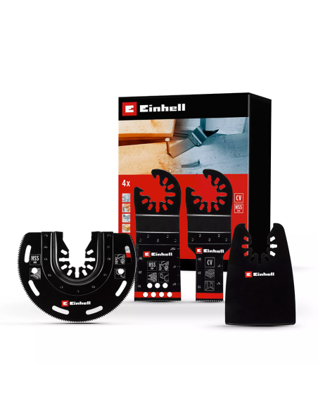 kit multitools de 4 pièces einhell - einhell