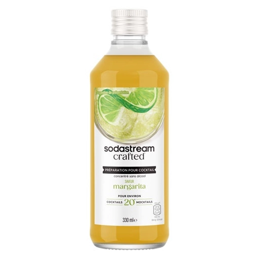 concentre cocktail mixer saveur margarita sans alcool 330ml - sodastream france