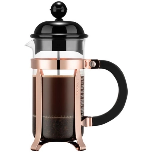 cafetiã¨re ã  piston 3 tasses noir & cuivrã© - bodum