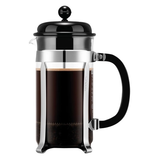 cafetiã¨re ã  piston 8 tasses noir & chromã© - bodum