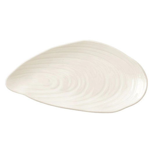 assiette de service en porc.ã˜ 36,5 cm coquillages white - pozzi milano spa