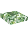 coffret plat de service 35x29 cm feuille de bananier en porc. leaves light green - pozzi milano spa