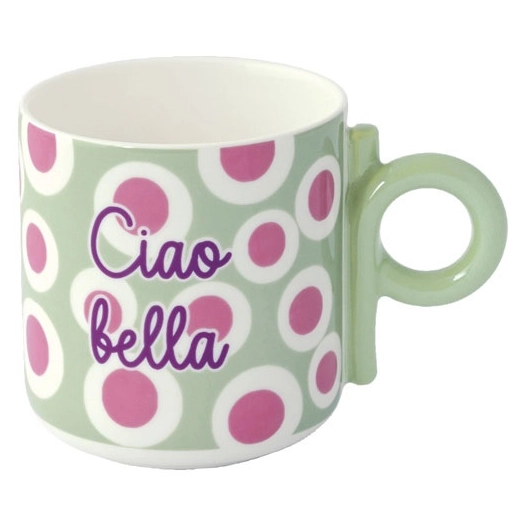 coffret mug 350 ml en porcelaine energy - ciao bella - pozzi milano spa
