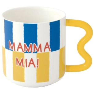coffret mug 350 ml en porcelaine energy - mamma mia - pozzi milano spa
