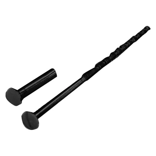 vis relieuses noir 4x90mm douilles 4x22mm fendue lot de 2 - asg france